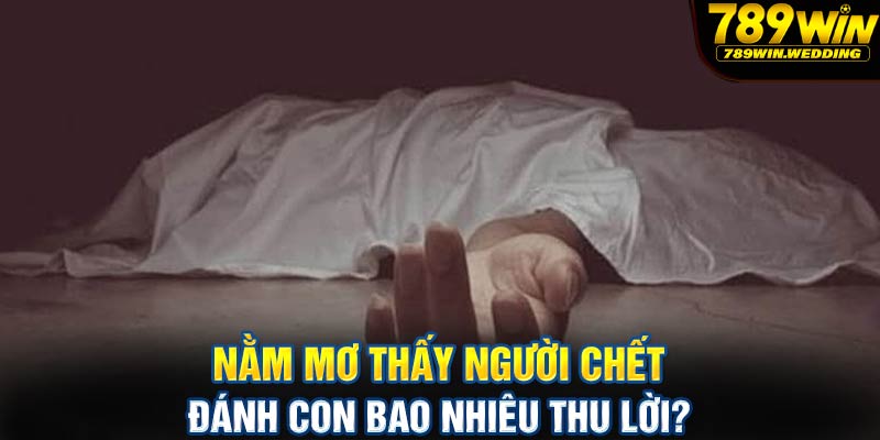 Nằm mơ thấy người chết đánh con bao nhiêu thu lời?