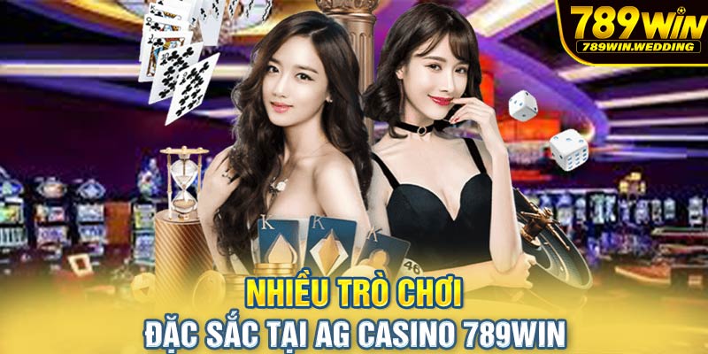 Nhiều trò chơi đặc sắc tại AG Casino 789win