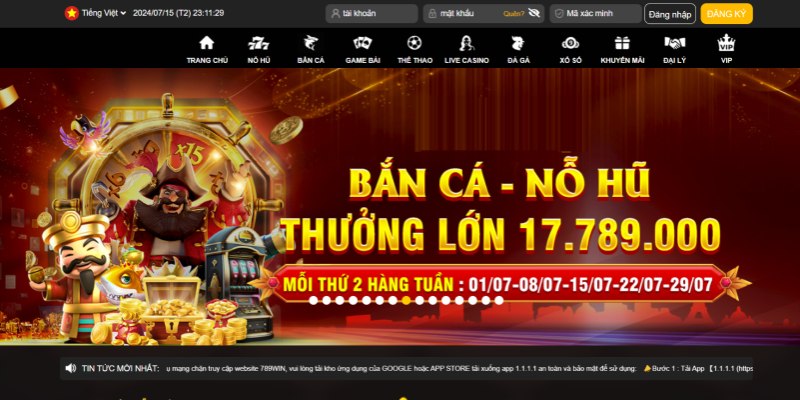 Top 3 khuyến mãi bắn cá 789win