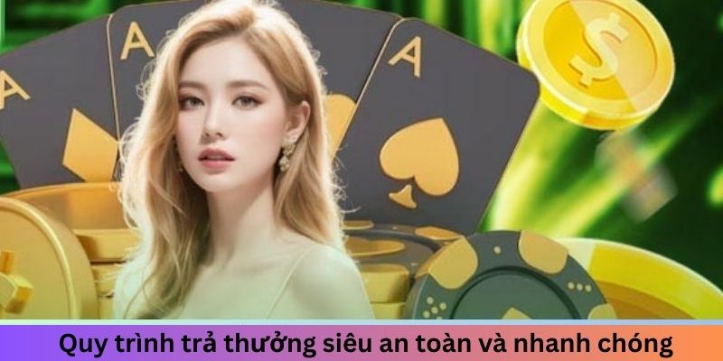 Quy trình trả thưởng nhanh gọn và minh bạch